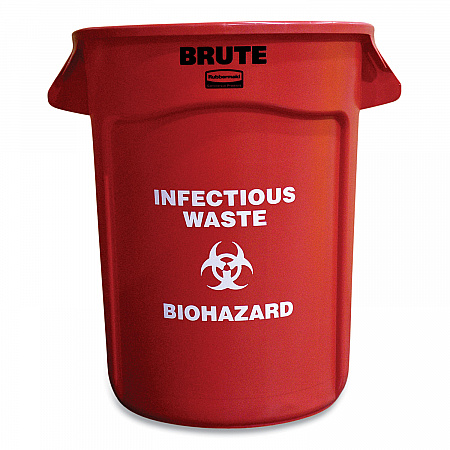 Vented Round Brute Container, 