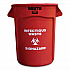 Vented Round Brute Container, 