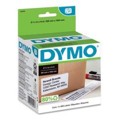 DYMO LabelWriter Shipping Labels, 2.31" x 4", White, 300 Labels/Roll (30256)