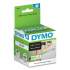 DYMO LabelWriter 1-UP File Folder Labels, 0.56" x 3.43", White, 130/Roll, 2 Rolls/Pack (30327)