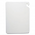 Cut-N-Carry Color Cutting Boards, Plastic, 20 x 15 x 0.5, White (CB152012WH)