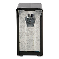 Tabletop Napkin Dispenser, Tall Fold, 3.75 x 4 x 7.5, Black (H900BK)