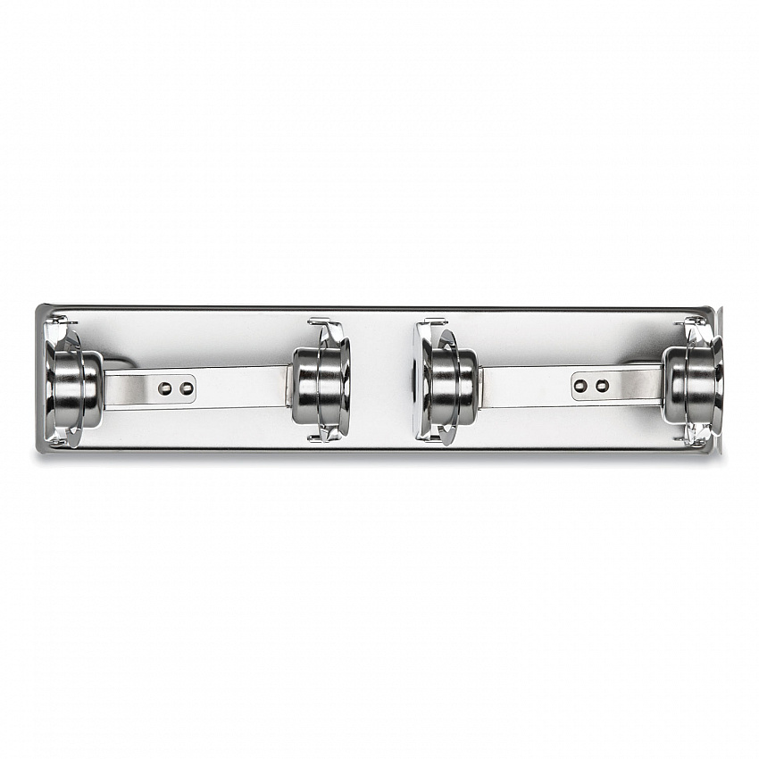 Locking Toilet Tissue Dispenser, 12.38 x 4.5 x 2.75, Chrome (R260XC)