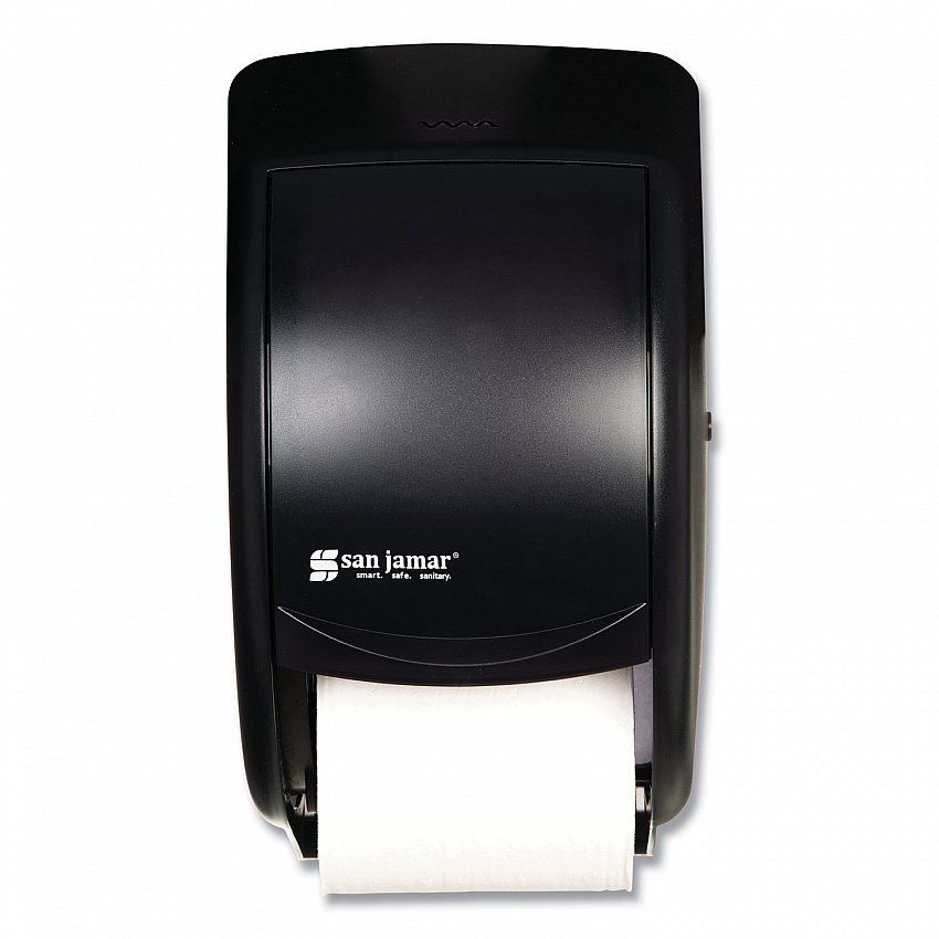 Duett Classic Standard Toilet Tissue Dispenser, 2 Roll, 7.5 x 7 x 12.75, Black Pearl (R3500TBK)