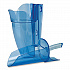 Saf-T-Scoop and Guardian System for Ice Machines, 64 oz to 86 oz Ice Scoop, Transparent Blue (SI9000)