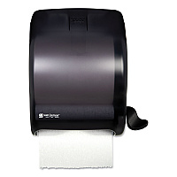 Element Lever Roll Towel Dispenser, Classic, 12.5 x 8.5 x 12.75, Black Pearl (T950TBK)