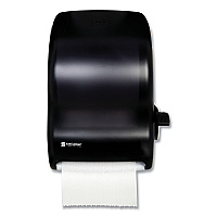 Lever Roll Towel Dispenser, Classic, 12.94 x 9.25 x 16.5, Transparent Black Pearl (T1100TBK)