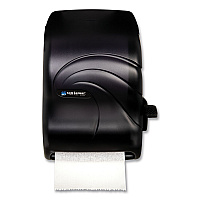 Lever Roll Towel Dispenser, Oceans, 12.94 x 9.25 x 16.5, Black Pearl (T1190TBK)