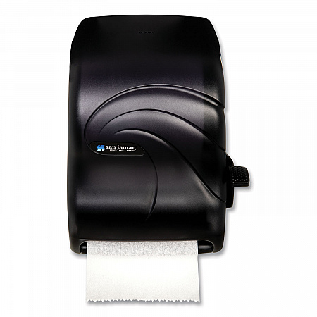 Lever Roll Towel Dispenser, Oceans, 12.94 x 9.25 x 16.5, Black Pearl (T1190TBK)