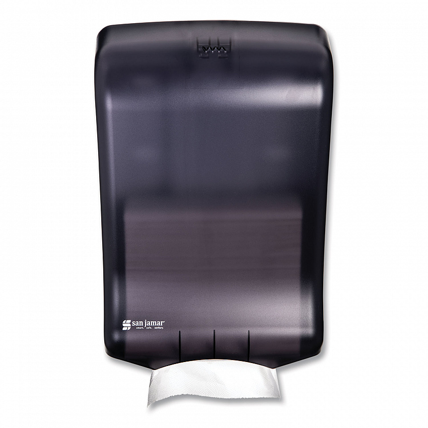 Large Capacity Ultrafold Multifold/C-Fold Towel Dispenser, Classic, 11.75 x 6.25 x 18, Black Pearl (T1700TBK)