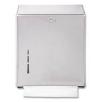 C-Fold/Multifold Towel Dispenser, 11.38 x 4 x 14.75, Stainless Steel (T1900SS)