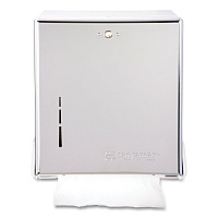 True Fold C-Fold/Multifold Paper Towel Dispenser, 11.63 x 5 x 14.5, Chrome (T1905XC)