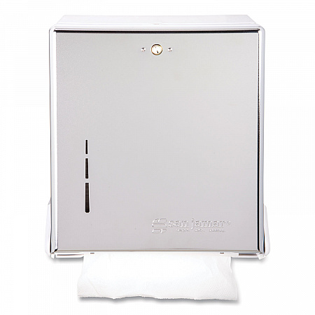 True Fold C-Fold/Multifold Paper Towel Dispenser, 11.63 x 5 x 14.5, Chrome (T1905XC)