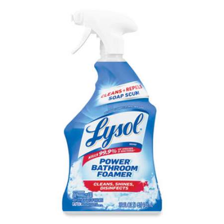 LYSOL Disinfectant Bathroom Cleaners, Liquid, Atlantic Fresh, 32 oz Spray Bottle, 12/Carton (02699CT)
