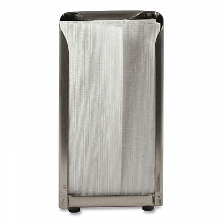 Tabletop Napkin Dispenser, Tall Fold, 3.75 x 4 x 7.5, Chrome (H900X)