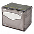Venue Napkin Dispenser with Advertising Inset, 6.5 x 6.13 x 6.9, Black (H4005TBK)