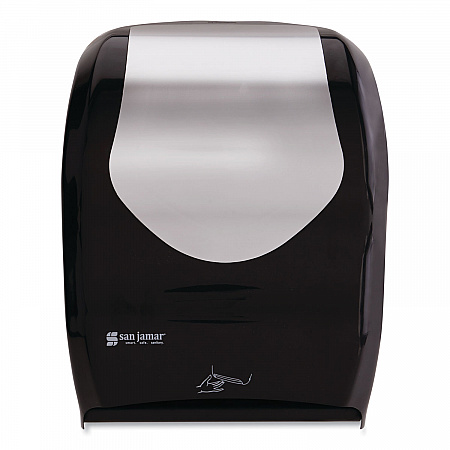 Smart System with iQ Sensor Towel Dispenser, 16.5 x 9.75 x 12, Black/Silver (T1470BKSS)