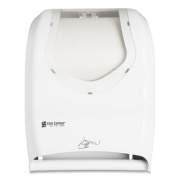 San Jamar Smart System with iQ Sensor Towel Dispenser, 16.5 x 9.75 x 12, White/Clear (T1470WHCL)