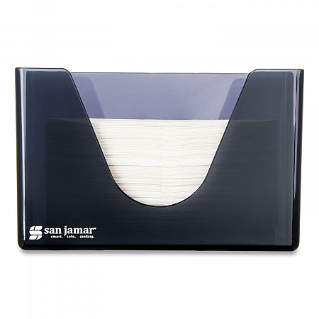 Countertop Folded Towel Dispenser, 11 x 4.38 x 7, Black Pearl (T1720TBK)