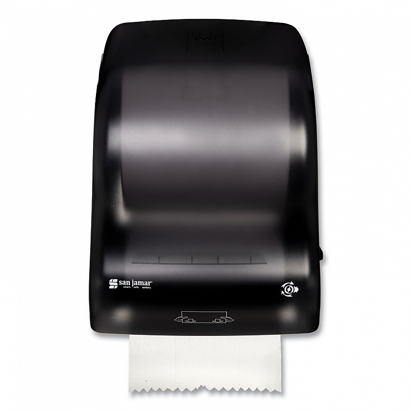 Simplicity Mechanical Roll Towel Dispenser, 15.25 x 13 x 10.25, Black (T7400TBK)