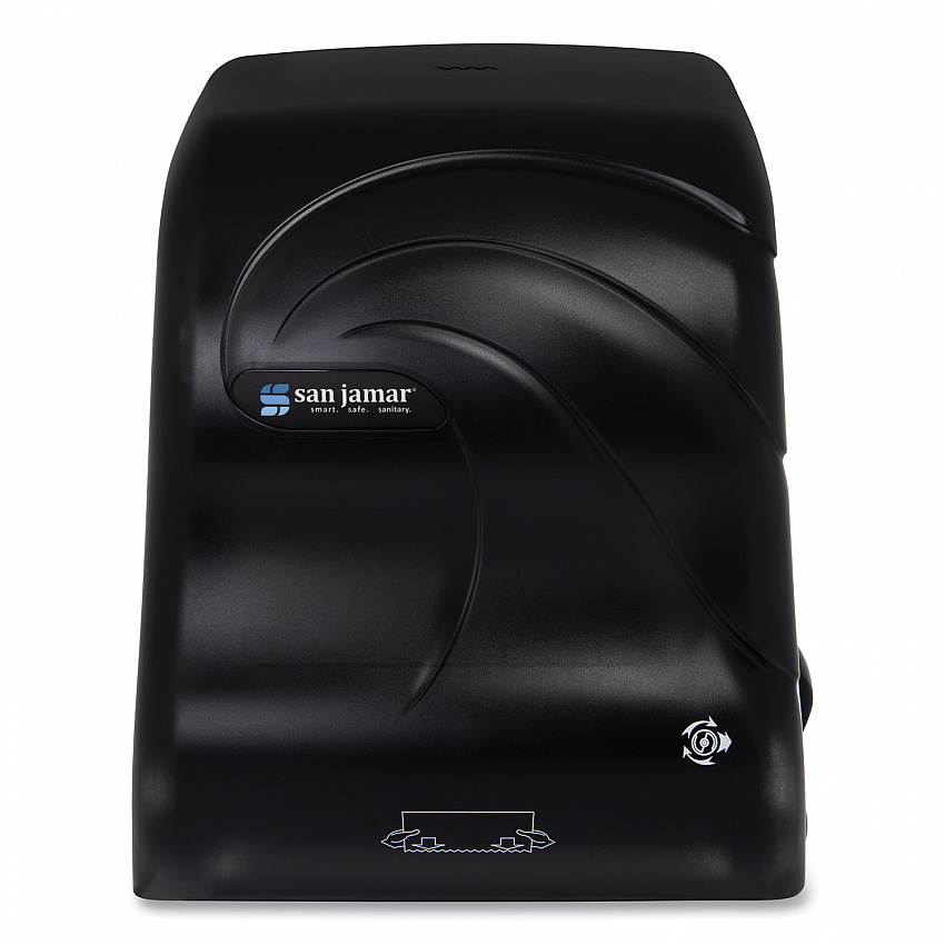 Simplicity Mechanical Roll Towel Dispenser, 12.38 x 9.5 x 14.63, Black Pearl (T7490TBK)