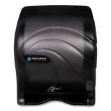 San Jamar Oceans Smart Essence Electronic Towel Dispenser, 11.88 x 9.1 x 14.4, Black (T8490TBK)