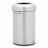 Refine Series Waste Receptacle, 16 gal, Plastic/Stainless Steel (2147583)