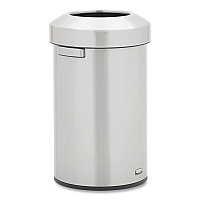 Refine Series Waste Receptacle, 16 gal, Plastic/Stainless Steel (2147583)