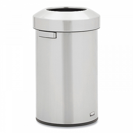 Refine Series Waste Receptacle, 16 gal, Plastic/Stainless Steel (2147583)