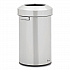 Refine Series Waste Receptacle, 16 gal, Plastic/Stainless Steel (2147583)
