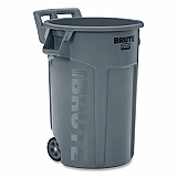 Vented Wheeled BRUTE Container, 44 gal, Plastic, Gray (2131929)