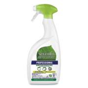 Seventh Generation Professional Disinfecting Kitchen Cleaner, Lemongrass Citrus, 32 oz Spray Bottle, 4/Carton (44981CT)