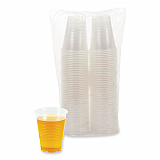 Translucent Plastic Cold Cups, 10 oz, 100/Pack (TRANSCUP10PK)
