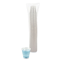 Translucent Plastic Cold Cups, 5 oz, 100/Pack (TRANSCUP5PK)