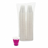 Translucent Plastic Cold Cups, 3 oz, 125/Pack (TRANSCUP3PK)