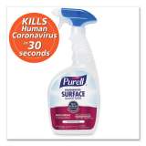 PURELL Foodservice Surface Sanitizer, Fragrance Free, Capped Bottle with Spray Trigger, 6 Bottles and 2 Spray Triggers/Carton (334106CT)