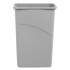 Boardwalk Slim Waste Container, 23 gal, Gray, Plastic (23GLSJGRA)