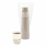 Deerfield Printed Paper Hot Cups, 8 oz, 50/Sleeve, 20 Sleeves/Carton (DEER8HCUP)