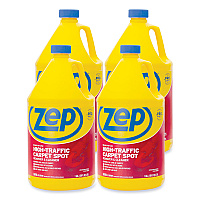High Traffic Carpet Cleaner, Mild Scent, 1 gal Can, 4/Carton (ZUHTC128CT)