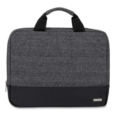 STEBCO Matt Laptop Sleeve, 10" x 1" x 10", Polyester, Black/Gray (TAC1421)