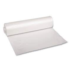 Boardwalk Low Density Repro Can Liners, 33 gal, 1.4 mil, 33" x 39", Clear, 10 Bags/Roll, 10 Rolls/Carton (534)