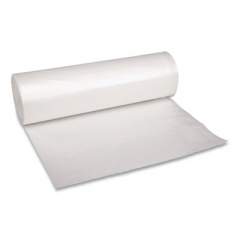 Boardwalk Low Density Repro Can Liners, 60 gal, 1.4 mil, 38" x 58", Clear, 10 Bags/Roll, 10 Rolls/Carton (537)