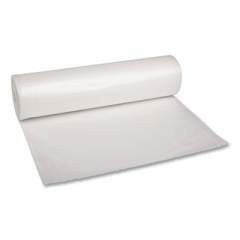 Boardwalk Low Density Repro Can Liners, 60 gal, 1.1 mil, 38" x 58", Clear, 10 Bags/Roll, 10 Rolls/Carton (533)