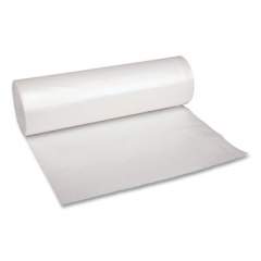Boardwalk Low Density Repro Can Liners, 45 gal, 1.4 mil, 40" x 46", Clear, 10 Bags/Roll, 10 Rolls/Carton (535)