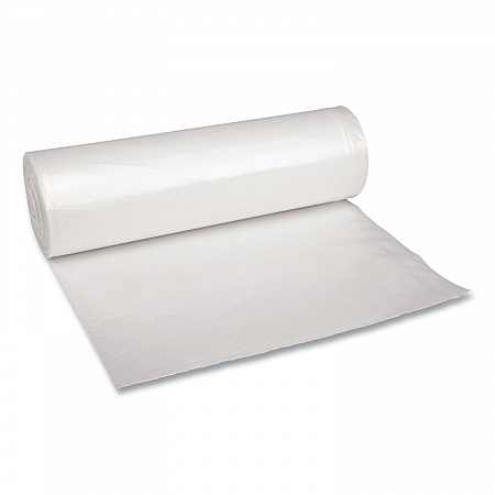Recycled Low-Density Polyethylene Can Liners, 45 gal, 1.4 mil, 40