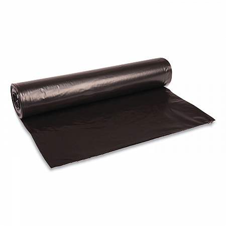 Recycled Low-Density Polyethylene Can Liners, 45 gal, 0.8 mil, 40