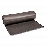 Low-Density Waste Can Liners, 56 gal, 1.1 mil, 43" x 47", Gray, Perforated Roll, 20 Bags/Roll, 5 Rolls/Carton (4347SEH)