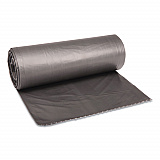 Low-Density Waste Can Liners, 60 gal, 1.1 mil, 38" x 58", Gray, Perforated Roll, 20 Bags/Roll, 5 Rolls/Carton (3858SEH)