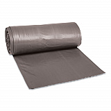 Low-Density Waste Can Liners, 33 gal, 1.1 mil, 33" x 39", Gray, Perforated Roll, 25 Bags/Roll, 4 Rolls/Carton (3339SEH)
