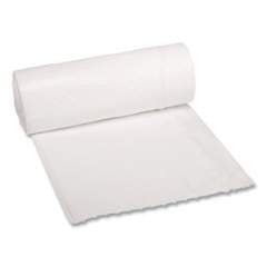 Boardwalk Low-Density Waste Can Liners, 10 gal, 0.4 mil, 24" x 23", White, 500/Carton (2423EXH)